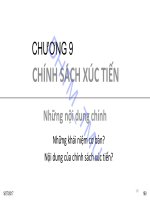 Bài giảng Marketing căn bản: Chương 9 - ĐH Thương mại