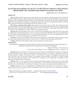 So sánh dao động xung ký và hô hấp ký trong chẩn đoán bệnh phổi tắc nghẽn mạn tính ở người cao tuổi