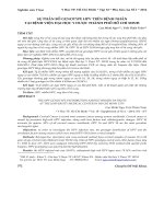 Sự phân bố genotype HPV trên bệnh nhân tại Bệnh viện Đại học Y dược Thành phố Hồ Chí Minh