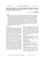 Thực trạng tiếp cận và sử dụng dịch vụ chăm sóc sức khoẻ sinh sản của phụ nữ người Dao tại một số xã miền núi thuộc huyện Bạch Thông, Bắc Kạn