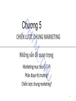 Bài giảng Marketing căn bản: Chương 5 - ĐH Thương mại