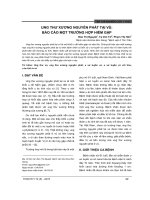 Ung thư xương nguyên phát tại vú: Báo cáo một trường hợp hiếm gặp