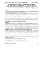 So sánh đặc điểm vi học và thành phần hóa học của thân rễ thiên niên kiện ở côn đảo với thân rễ thiên niên kiện (homalomena occulta (lour.) schott)