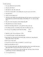 21 câu hỏi tự luận ôn thi Marketing