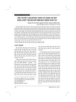 Điều trị rối loạn bề mặt nhãn cầu nặng hai mắt bằng ghép tấm biểu mô niêm mạc miệng nuôi cấy