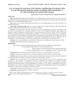 Các vi khuẩn thường gặp trong nhiễm khuẩn bệnh viện và sự đề kháng kháng sinh tại Bệnh viện Nhi Đồng 1 thành phố Hồ Chí Minh từ 01/2012 đến 06/2012