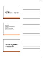 Lecture Marketing metrics: Chapter 4 - Trần Nhật Minh