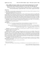 Đặc điểm sử dụng thức ăn giàu đạm ở trẻ em lứa tuổi mầm non nội thành TP.HCM và các yếu tố liên quan