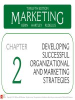Lecture Marketing (12/e): Chapter 2 – Kerin, Hartley, Rudelius