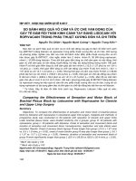 So sánh hiệu quả vô cảm và ức chế vận động của gây tê đám rối thần kinh cánh tay bằng lipocain với ropivacain trong phẫu thuật xương đòn và chi trên