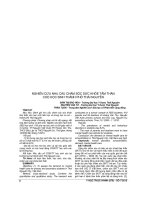 Nghiên cứu nhu cầu chăm sóc sức khỏe tâm thần cho học sinh thành phố Thái Nguyên