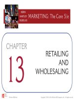 Lecture Marketing: The core (5/e): Chapter 13 – Kerin, Hartley, Rudelius