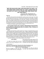 Mối liên quan giữa hình thái phôi nuôi cấy ngày 3 và khả năng hình thành phôI túi, chất lượng phôi túi khi nuôi cấy ngày 5 tại Trung tâm Công nghệ Phôi, Học viện Quân y