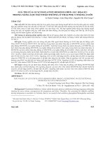 Giá trị của Glycosylated Hemoglobin A1C (HBA1C) trong sàng lọc đái tháo đường ở thai phụ 3 tháng cuối