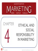 Lecture Marketing (11/e): Chapter 4 – Kerin, Hartley, Rudelius
