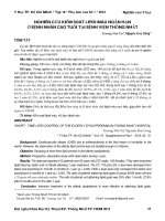 Nghiên cứu kiểm soát lipid máu ngắn hạn ở bệnh nhân cao tuổi tại Bệnh viện Thống Nhất