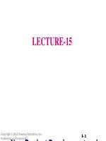 Lecture fundamentals of marketing - Lecture 15: New-product development and product life-cycle strategies