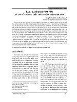 Đánh giá kiến thức phòng tránh nhiễm trùng ở bệnh nhân lọc màng bụng liên tục ngoại trú