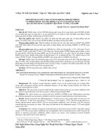 Mối liên quan giữa việc sử dụng kháng sinh dự phòng và nhiễm trùng vết mổ trong cắt tử cung hoàn toàn qua đường bụng tại Bệnh viện Hùng Vương, năm 2008