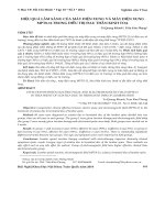 Hiệu quả lâm sàng của máy điện xung và máy điện xung MPT8-12 trong điều trị đau thần kinh toạ