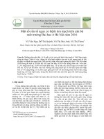 Một số yếu tố nguy cơ bệnh tim mạch trên cán bộ một trường Đại học ở Hà Nội năm 2016