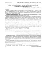 Đánh giá di căn hạch trong phẫu thuật triệt để ung thư quanh bóng vater