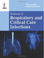 Ebook Textbook of respiratory and critical care infections (1/E): Part 1
