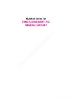 Ebook Nutshell series for general surgery: Part 1