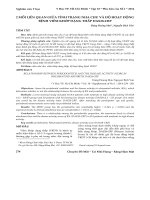 2 mối liên quan giữa tình trạng nha chu và độ hoạt động bệnh viêm khớp dạng thấp DAS28 ‐ CRP