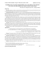 Nghiên cứu in vitro ảnh hưởng của vật liệu và kỹ thuật lấy dấu lên độ chính xác kích thước mẫu hàm