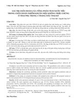 Giá trị chẩn đoán của tổng phân tích nước tiểu trong chẩn đoán nhiễm khuẩn niệu không triệu chứng ở thai phụ trong 3 tháng đầu thai kỳ