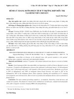 Bệnh lý xoang bướm phân tích 75 trường hợp điều trị tại Bệnh viện Chợ Rẫy