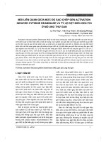 Mối liên quan giữa mức độ sao chép gen activation induced cytidine deaminase và tỷ lệ đột biến gen P53 ở mô ung thư gan