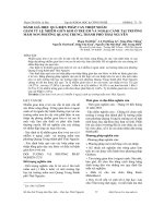 Đề tài nghiên cứu khoa học: Đánh giá hiệu quả biện pháp can thiệp nhằm giảm tỷ lệ nhiễm giun kim ở trẻ em và ngoại cảnh tại trường Mầm non phường Quang Trung, Thành phố Thái Nguyên