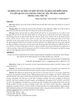 Nghiên cứu sự bộc lộ một số dấu ấn hóa mô miễn dịch và liên quan của chúng với các yếu tố tiên lượng trong ung thư vú