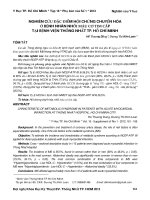 Nghiên cứu đặc điểm hội chứng chuyển hóa ở bệnh nhân nhồi máu cơ tim cấp tại Bệnh viện Thống Nhất TP. Hồ Chí Minh