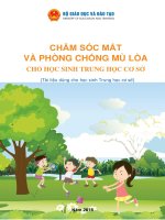 Chăm sóc mắt và phòng chống mù lòa cho học sinh trung học cơ sở (Tài liệu dùng cho học sinh trung học cơ sở)