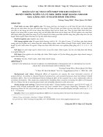 Khảo sát sự thay đổi nhịp tim khi châm tả huyệt thiên tuyền và tý nhu trên nhịp xoang nhanh sau gắng sức ở người bình thường