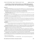 Xu hướng sử dụng stent trong can thiệp động mạch vành tại Bệnh viện Việt Tiệp Hải Phòng từ 10/2010 đến 3/2013