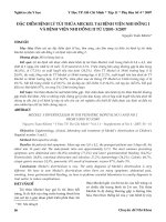 Hamartôm ở phổi đặc điểm bệnh lý túi thừa meckel tại Bệnh viện Nhi Đồng 1 và Bệnh viện Nhi Đồng 2 từ 1/2001-3/2007