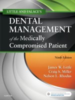 Ebook Dental management of the medically compromised patient (9/E): Part 1