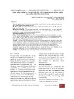 Chức năng hô hấp và một số yếu tố ảnh hưởng đến chức năng hô hấp ở bệnh nhân sau chấn thương tủy sống