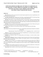 Bước đấu đánh giá hiệu quả sử dụng của bộ dụng cụ vệ sinh mũi cá nhân trên sụ giảm bớt các triệu chứng cơ năng sau mổ và quá trình lành thương sau phẫu thuật nội soi mũi xoang