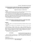 Đặc điểm lâm sàng và hình ảnh cộng hưởng từ ở bệnh nhân thoát vị đĩa đệm cột sống thắt lưng có hội chứng chuyển hóa