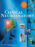 Ebook Clinical neuroanatomy (7/E): Part 1
