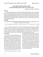 Đối chiếu thương tổn đại thể và hình ảnh đối quang kép ung thư dạ dày