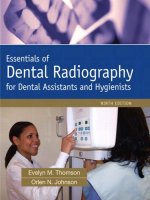 Ebook Essentials of dental radiography for dental assistants and hygienists (9/E): Part 1