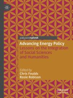 Advancing energy policy lessons on the integration of social sciences and humanities 
