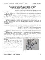 Áp dụng phương pháp mitrofanoff (cải biên) bằng ruột thừa để chuyển lưu nước tiểu có kiềm chế tại Bệnh viện Bình Dân