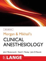 Ebook Morgan & mikhail’s clinical anesthesiology (6/E): Part 1